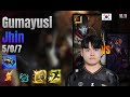 Gumayusi Adc Jhin vs Lucian lol KR solo rank Full Game 16.11 | 구마유시 진 vs 루시안