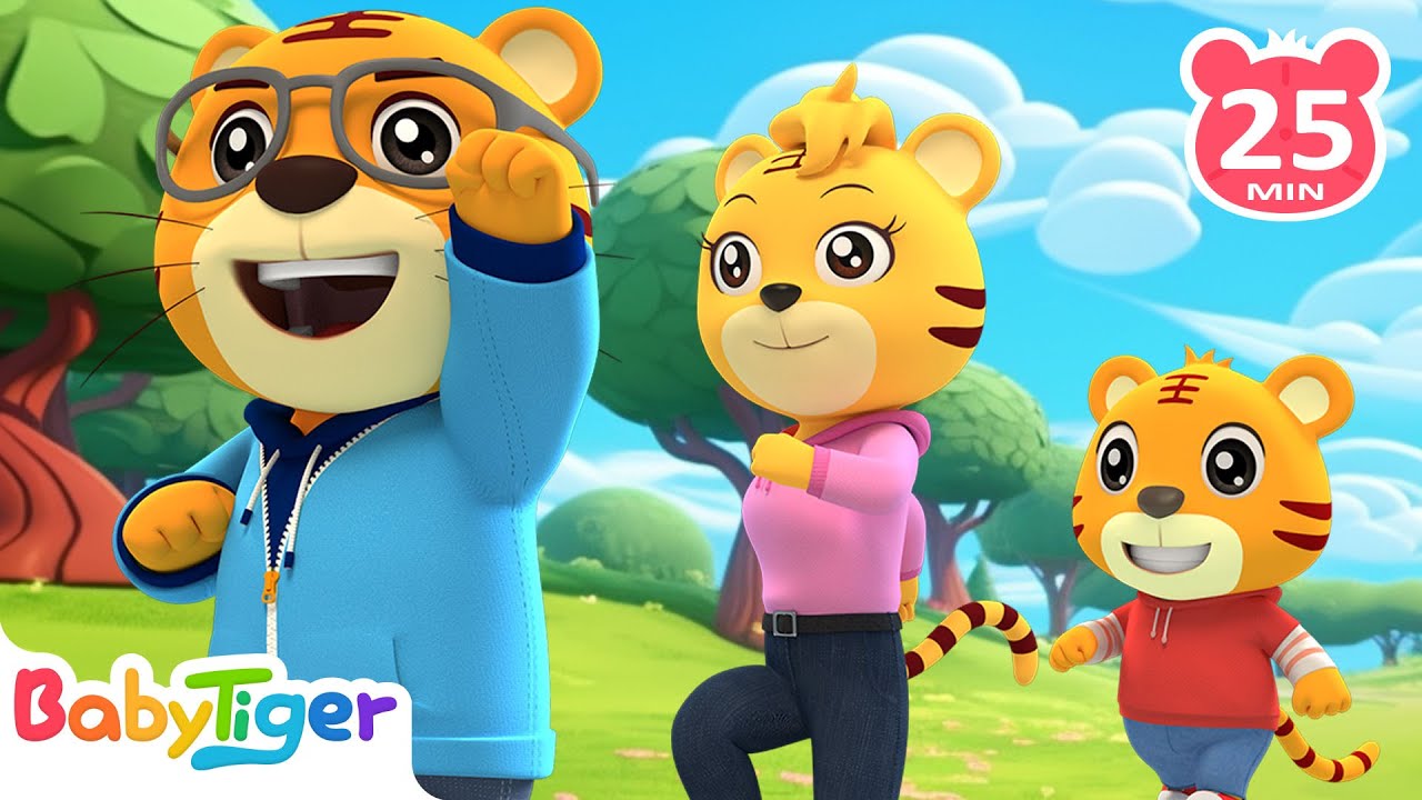 The Day Of Baby Tiger🚌Hurry Up Song🐑Farm Song💭✨️Sweet Dreams + More Animal Songs & Nursery Rhymes