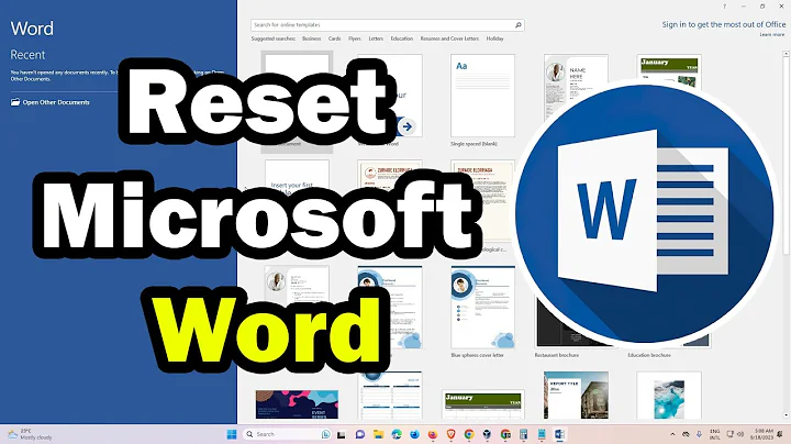 How to Reset Microsoft Word to Default Settings - 2025