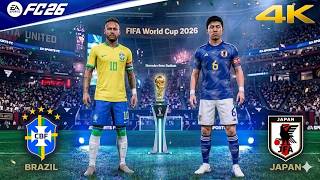 FC 26 - Brazil vs. Japan - FIFA World Cup 2026 Friendly Match | PC™ Gameplay [4K60]
