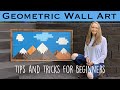 初心者向け幾何学模様の壁アートのヒントとコツ