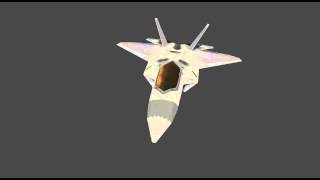F22 Raptor lowpoly 3D model from CGTrader.com