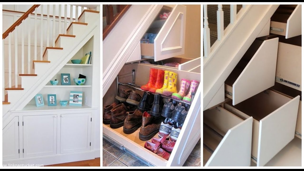 22 Creative Under Stairs Storage Ideas | Hd - Youtube