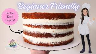 How To Get EVEN Cake Layers | Filling & Stacking Tutorial