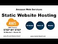 AWS Tutorial - Hosting Static Website using S3 Bucket