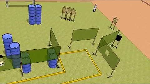Dinner is Served | USPSA Stage Design | SketchUp