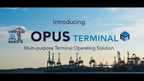 OPUS Terminal M by CyberLogitec