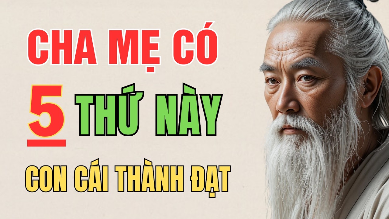 Cổ Nhân Dạy: Cha Mẹ Có 5 Đức Tính Này, Con Cái Lớn Lên Ắt Thành Người