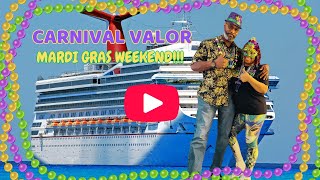 CARNIVAL VALOR / NEW ORLEANS MARDI GRAS WEEKEND! 2/10/2024 #emptynesters #carnivalcruise