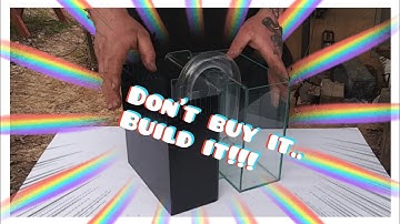 HOW TO:🐟 Aquarium overflow box Part:1 🐟