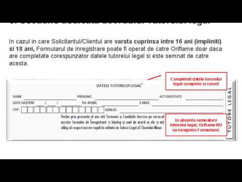 Video: Cum Se Completează Formularul De înregistrare