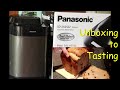 Panasonic Bread Maker SD-ZX2522, Unboxing to Tasting, How our 1st bread loaf was made easy -lockdown