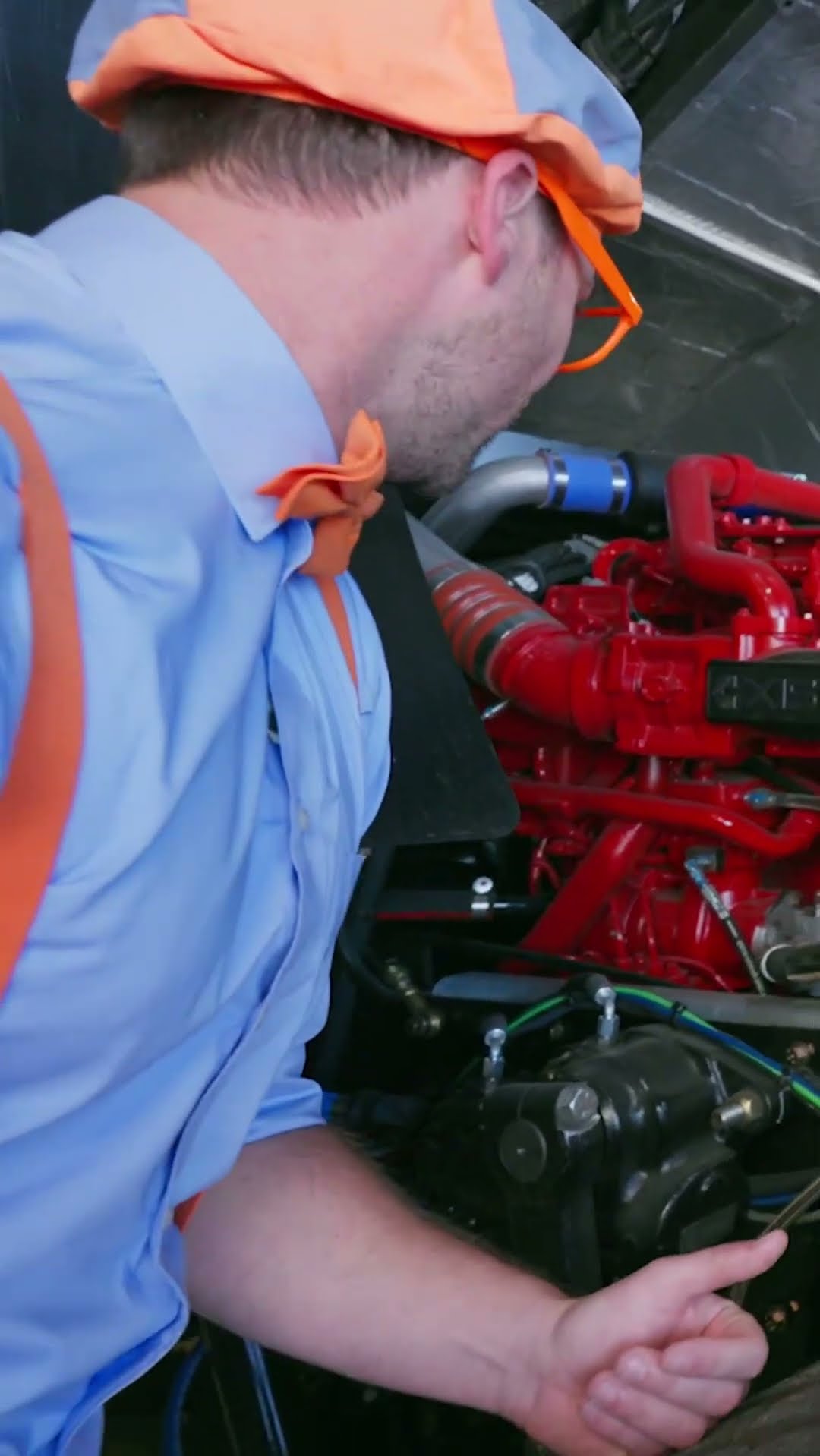 Exploring a Firetruck!? | Blippi Shorts | #shorts #blippi #blippimusic