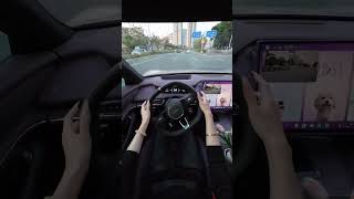 Xiaomi SU7 POV Drive 😍 Luxury EV Interior & Smooth Driving Experience
