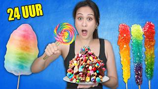 Download Lagu EATING ONLY CANDY FOR 24 HOURS! MP3