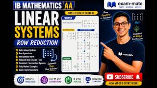 1.16- Linear Systems Row Reduction | IB Mathematics AA