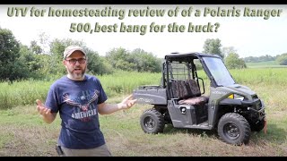 UTV for homesteading   my review of of a polaris ranger 500 and  accessories screenshot 4