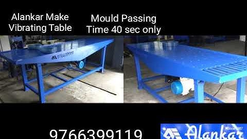 Paver Block Vibrating Table