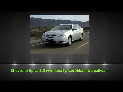 Chevrolet Epica 2.0 wymiana filtra paliwa / fuel filter replacement