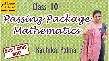 Passing Package Mathematics Class 10