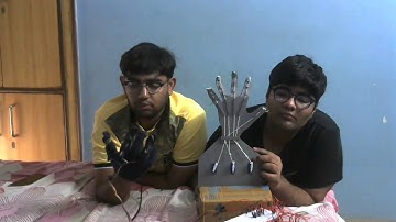 Animatronic Hand - Project assignment for Skyfi Labs online course - by (Umang, Vaibhav, Sheshank)