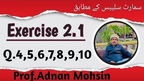 1st Year Maths Ex 2.1 Question 4,5,6,7,8,9,10 | Most Important Questions