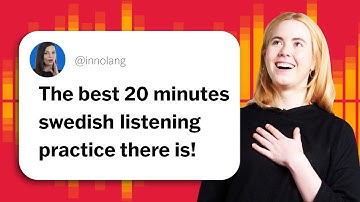 20 Minutes of Real Life Swedish Listening Skills | For ALL Learners