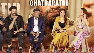 Chatrapathi(2023) Hindi Press Meet Mumbai | Sai Bellamkonda, Bhagyashree, Nusrat Bharucha |12th May