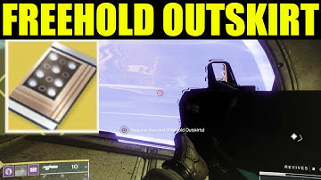 Destiny 2 - how to use freehold outskirts keycard (Exotic chest location)