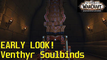 An EARLY LOOK at Venthyr SOULBINDS + Conduits | Fury Warrior | Beta WoW Shadowlands