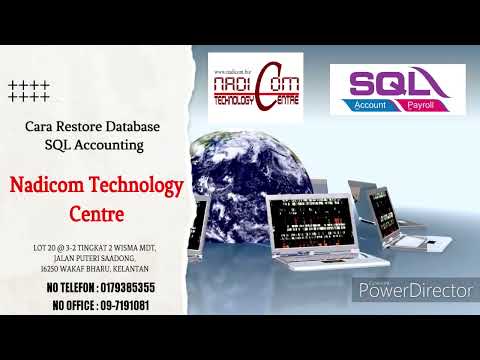CARA RESTORE DATABASE SQL ACCOUNTING