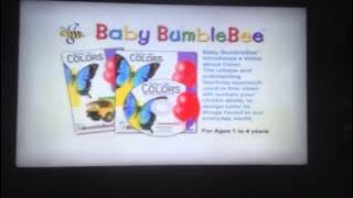 Closing To Baby BumbleBee 123 Volume 2 DVD