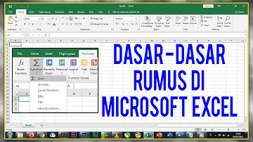 Tutorial Dasar-Dasar Operator Penghitungan dalam Microsoft Excel