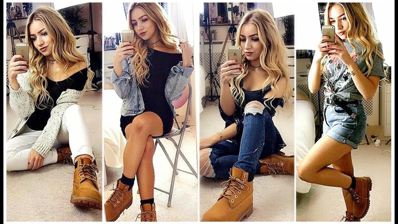 TRENDS IN OUTFITS WITH TIMBERLAND BOOTS❤️ÚLTIMAS TENDENCIAS EN OUTFITS CON BOTAS TIMBERLAND -