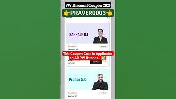 PW UPSC Coupon Code 2027| PW Coupon Code 2027| UPSC Sankalp 6.0 Batch Coupon Code#upsc #discountcode