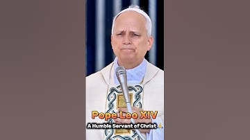 The Humility of Pope Leo XIV in Every Step 🤍 #PopeLeoXIV #VaticanCity