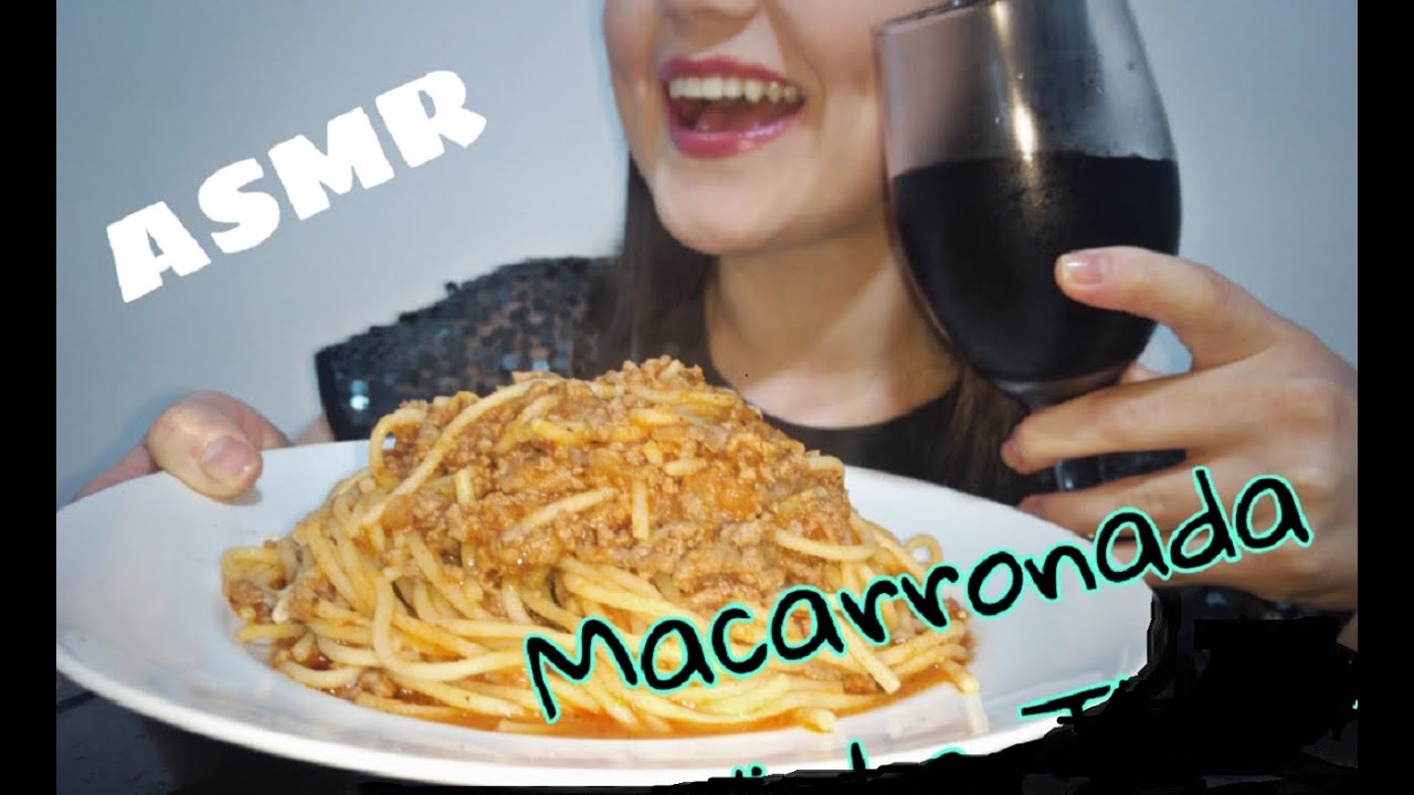ASMR Brasil Macarronada com Carne Moída | Shh Escute