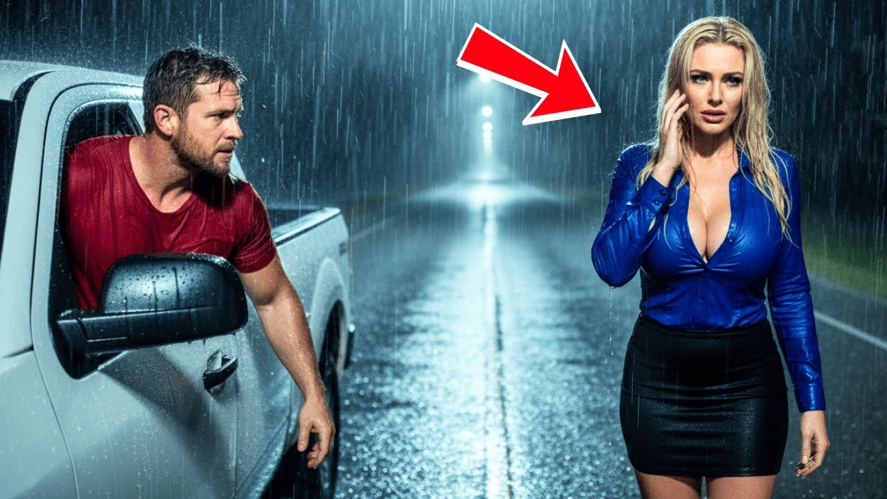 Un père célibataire la sauve sous la pluie… le lendemain, elle revient PDG milliardaire