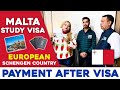 Malta Study Visa 🇲🇹 Settle in Europe || 27 Countries On 1 Visa ||