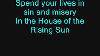 The Animals-House Of The Rising Sun-LYRICS