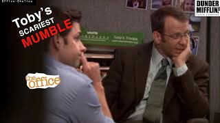 Toby's SCARIEST MUMBLE--SCRANTON STRANGLER?