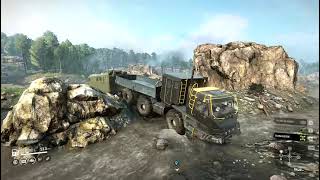 Rescato remolque de servicio y lo dejo en las montañas! | SnowRunner screenshot 2