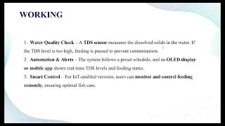 MPMC TEAM 2 PROJECT |WATER QUALITY DETECTION FOR FISH FEEEDING