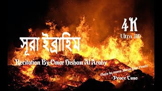 সূরা ইব্রাহিম -  By Omar Hisham Al Araby || Surah ibrahim || Peace Tune ||4K