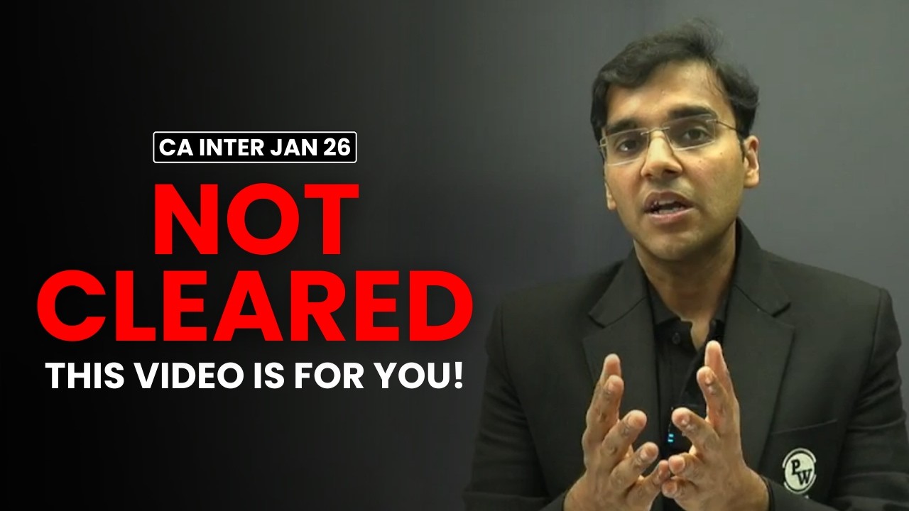 Not Cleared CA Inter Jan 2026❓ This Video Is For You!😇CA Inter Motivation & Next Attempt Plan