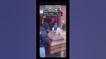 When you buy a cheap casket ⚰️  wild. #shorts #short #funeral #crazy #wild #memes #funniestvideo
