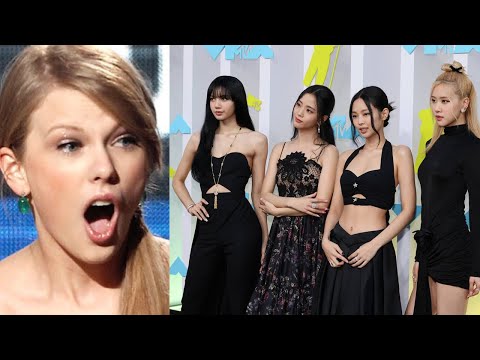 Taylor Swift reaction to BLACKPINK “PINK VENOM” at the VMAs #taylorswift #blackpink #vma #VMAs