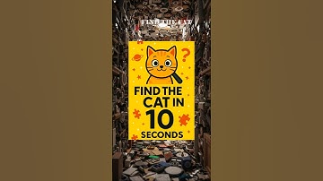 10 Second Hidden Cat Challenge! | Find the Cat #20 #shorts #10secondchallenge #findthecat #catpuzzle