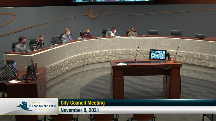 November 8, 2021 Bloomington City Council Meeting - DayDayNews