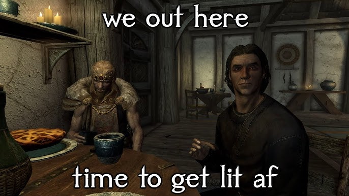 no lollygagging - Skyrim Guard - quickmeme